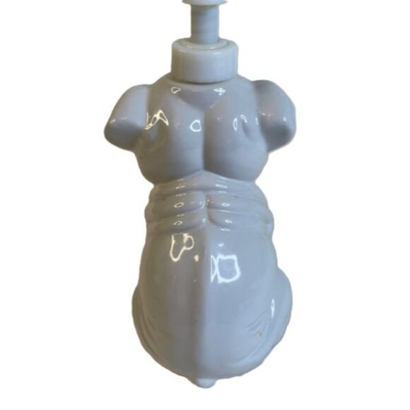 Pug Dog Soap Lotion Dispenser White Ceramic 7.5" - Picture 4 of 7